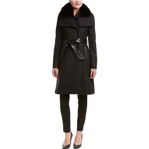 French Connection Pea Coat XL Black
